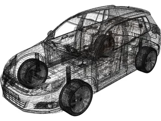 Volkswagen Tiguan (2010) 3D Model