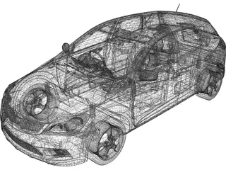 Kia Ceed (2010) 3D Model