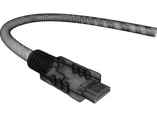 HDMI Plug 3D Model