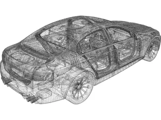 BMW M5 (2012) 3D Model