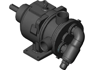 Viking Hydraulic Motor 3D Model