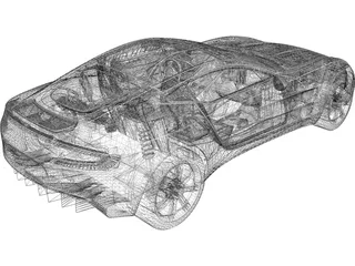 Aston Martin One-77 3D Model