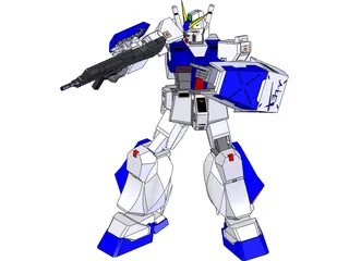 Gundam Alex RX-78 NT-1 3D Model