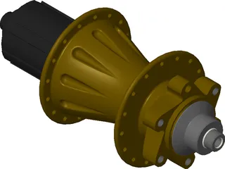 MTB Rear Freehub 3D Model