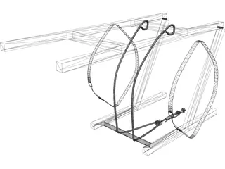 Liferaft Holder 3D Model