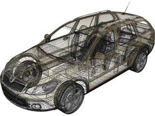 Skoda Octavia Scout 3D Model