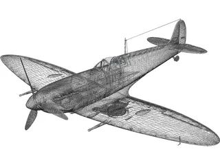 Supermarine Spitfire 3D Model