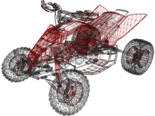 Quad Bike 3D Model