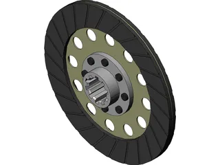 Clutch Friction Disc 3D Model