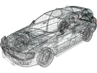 Subaru Impreza Wagon (1997) 3D Model