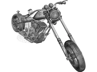 Harley-Davidson 3D Model