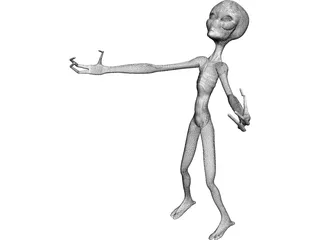 Alien Classic 3D Model