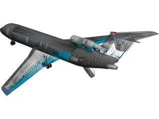 Yakovlev Yak-42D 3D Model