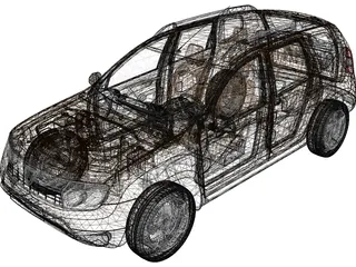 Renault (Dacia) Duster 3D Model