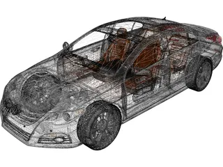 Volkswagen Passat CC 3D Model