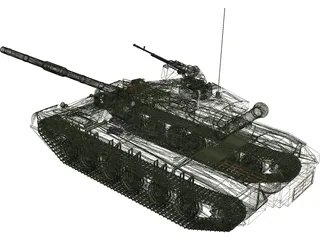 T-84 Oplot 3D Model