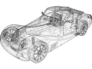 Morgan Aero Super Sports 3D Model