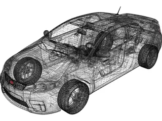 Kia Cerato Koup 3D Model
