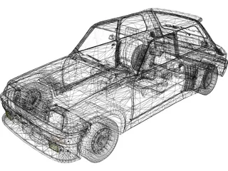 Renault 5 3D Model