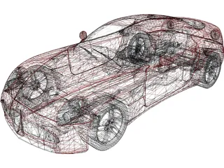 Alfa Romeo 8C Competizione 3D Model