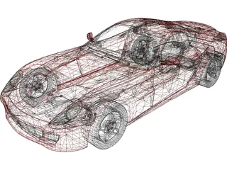 Ferrari 599 GTB Fiorano 3D Model