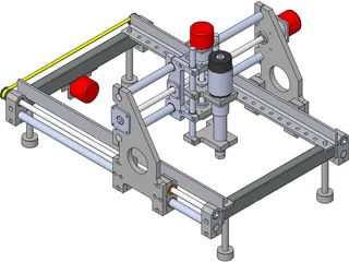 CNC Router Machine 3D Model