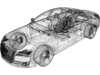 Audi S8 (2012) 3D Model