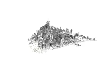 Lower Manhattan 3D Model