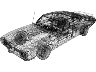 Pontiac GTO (1968) 3D Model