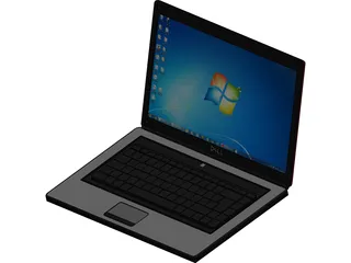 Dell Inspiron Laptop 3D Model