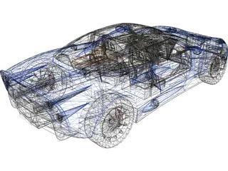 Spyker C8 Aileron 3D Model