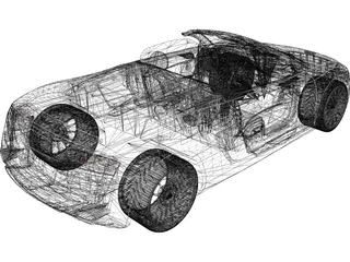 Audi R8 5.2 FSI Spider 3D Model