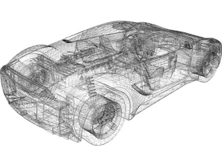 Saleen S5S Raptor 3D Model