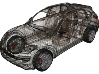 Porsche Cayenne (2011) 3D Model