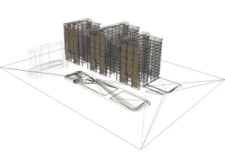 Ecology Commerce Building 3D Model