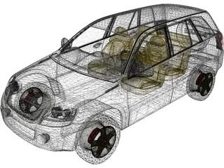 Suzuki Grand Vitara (2008) 3D Model