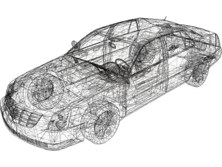 Cadillac DTS (2006) 3D Model