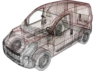 Citroen Nemo (2010) 3D Model