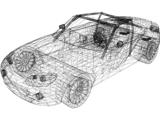 Mazda MX5 GTR 3D Model