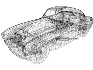 Austin Healey 3000 GT 3D Model