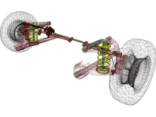 Chevrolet Front Suspension 3D Model