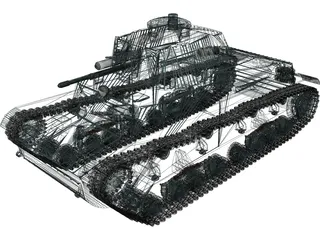 Panzer 35 3D Model