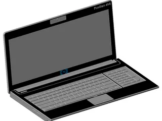 HP Laptop Pavilion dv6 3D Model