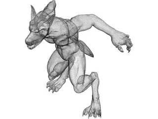 Werewolf 3D Model