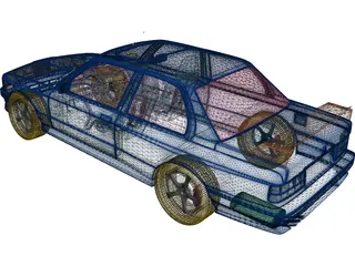 BMW M3 DTM 3D Model