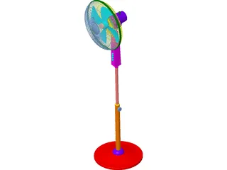 Leggy Fan 3D Model
