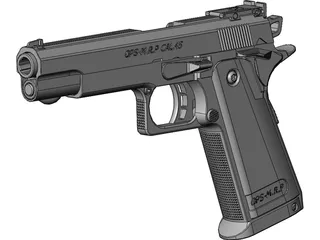 OPS-M.R.P Cal.45 Pistol 3D Model
