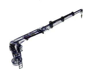 Loader Crane 3D Model