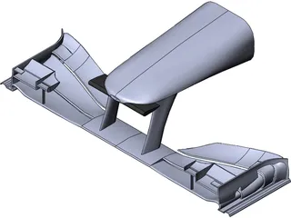 F1 Front Wing 3D Model