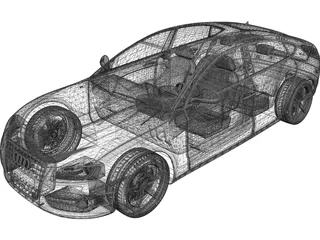 Audi A5 Sportback 3D Model